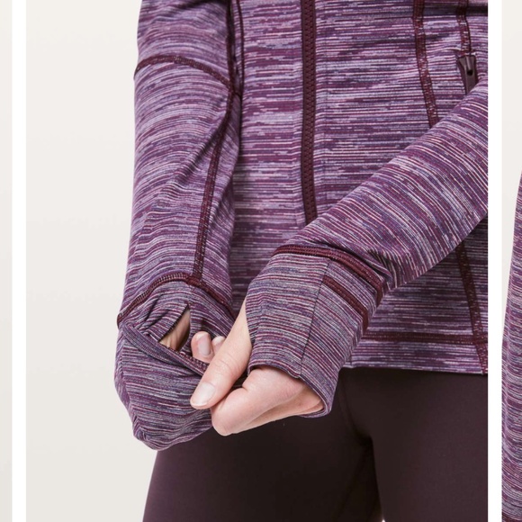 Like New, Lululemon Define Jacket, Edged Stripe Jacquard, Sz 6 - Picture 4 of 9